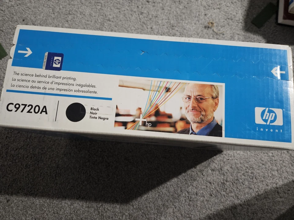 HP C9720A Black Toner Genuine Brand New OEM Free Shipping - Image 2 of 3