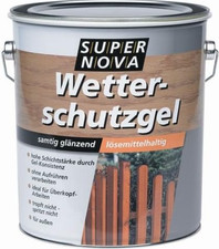 SuperNova Żel chroniący przed warunkami atmosferycznymi sosna 5l sgl Zawierający rozpuszczalnik na zewnątrz Nie kapie