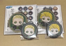 Black Butler Lucky Lottery Green Hill Edward 4-Piece Acrylic Strap Badge Set