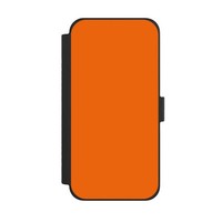 KlapphüLle FüR Apple Iphone 15 Pro Max Farbe Einfarbig Orange