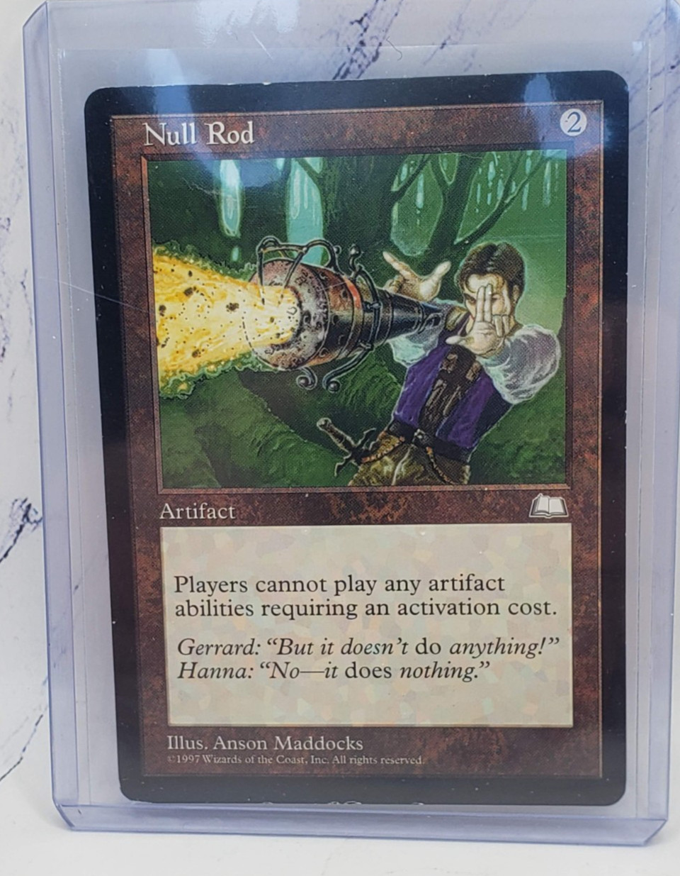 Magic the Gathering  Null Rod Artifact Weatherlight