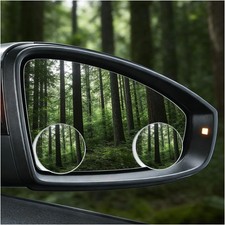2pcs Side Rear View Blind Spot Mirror Hd Universal Auto 360 Wide Angle Convex 2pcs Side Rear View Blind Spot Mirror Hd Universal Auto 360 Wide Angle Convex
