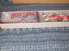 NIB 55" SIG MFG HOG BIPE BIPLANE  BALSA R/C MODEL AIRPLANE KIT