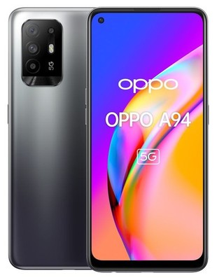 OPPO A94 5G 128 GB Fluid Black Dual-SIM ColorOS USB Typ-C Andriod Smartphone