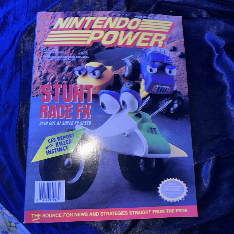 Nintendo Power Magazine Volume 63 August 1994 With Cards Inserts & Hulk Poster