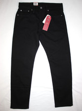 New Levi's Jeans Men's 30x30 Regular Fit Taper 502 Stretch Black Wash