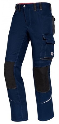 BP Komfort-Arbeitshose mit Reflex und Kniepolstertaschen Gr. 62n blau - Neu