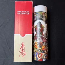 Anime Water Bottle Stainless Steel Vacuum Cup Smart Temp Display Reusable