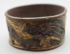 Vintage Chinese or Japanese Dragon Brass Napkin Ring VERY UNIQUE