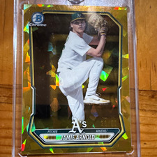 2026 Bowman Chrome Jamie Arnold Athletics #17 Gold Parallel /50 Serial Numbered