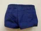 Vintage 1960s Barbie ALAN Doll Clothing Original Blue Cotton Shorts, Swim Trunks