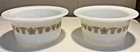 Vintage Pyrex Butterfly Gold Round Butter Bowl Tub DISH ONLY NO LID Milk Glass