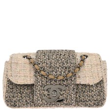 CHANEL Pre-Owned Pink & Grey 2004-2005 Small ...