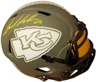 Jared Allen signed Chiefs Riddell Salute to Service Speed FS Rep Helmet- Beckett