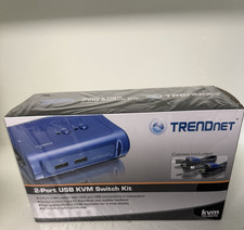 BRAND NEW TRENDnet 2-PORT USB KVM SWITCH KIT  TK-207K