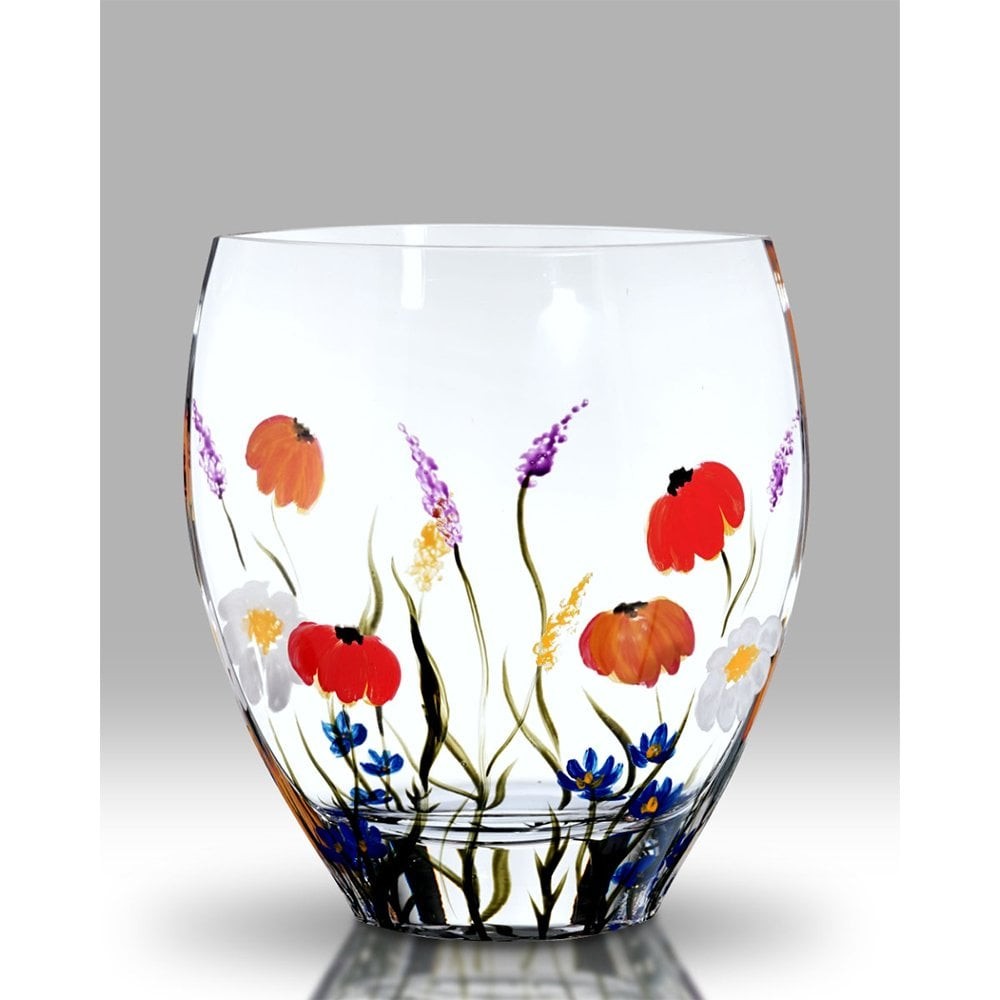Nobile Glassware Meadow Curved Vase 21cm 1879-18