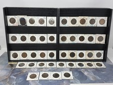 44 Uk Great Britain One Penny Young Head 1861-1890 Various Conditions 