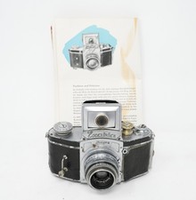 Ihagee Kine Exakta I Round Magnifier w/ Anastigmat Exaktar 5.4cm f3.5 READ