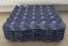 10 x Cardboard Pulp Chicken Duck Egg Trays - Each Tray Holds 30 Eggs Art Craft