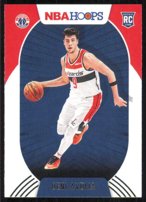 2020 HOOPS DENI AVDIJA 201 MINT RC BASKETBALL WASHINGTON WIZARDS