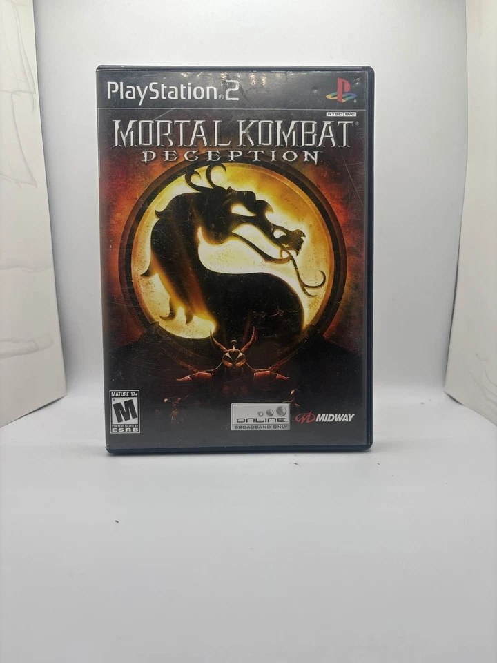 Mortal Kombat Deception PS2 Sony PlayStation 2 2004 CIB Complete Manual - Image 2 of 2
