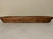 New rustic carved wood Dough Bowl - 20 inch long