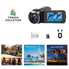 Lightweight Video Camera for Kids  Teens   2.7K Resolution with Webcam Function