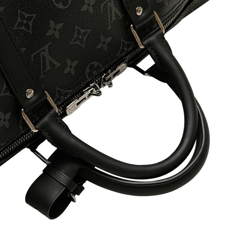 Louis Vuitton Monogram Eclipse Split Keepall 50 B… - image 5