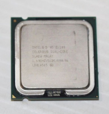 Intel Celeron Dual-Core E1200 1.60GHz 512Kb 800MHz LGA775 Desktop CPU #SLAQW
