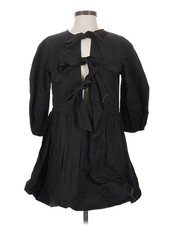 NWT Boohoo Women Black Casual Dress 4 Tall
