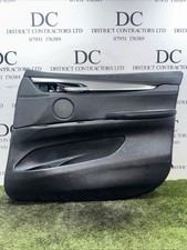BMW X5 X6 F15 F16 FRONT RIGHT O/S/F DOOR CARD BLACK LEATHER 7292116 2015-2019