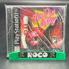 Ten Pin Alley (Sony PlayStation PS1 Bowling Video Game Multiplayer, 1996)
