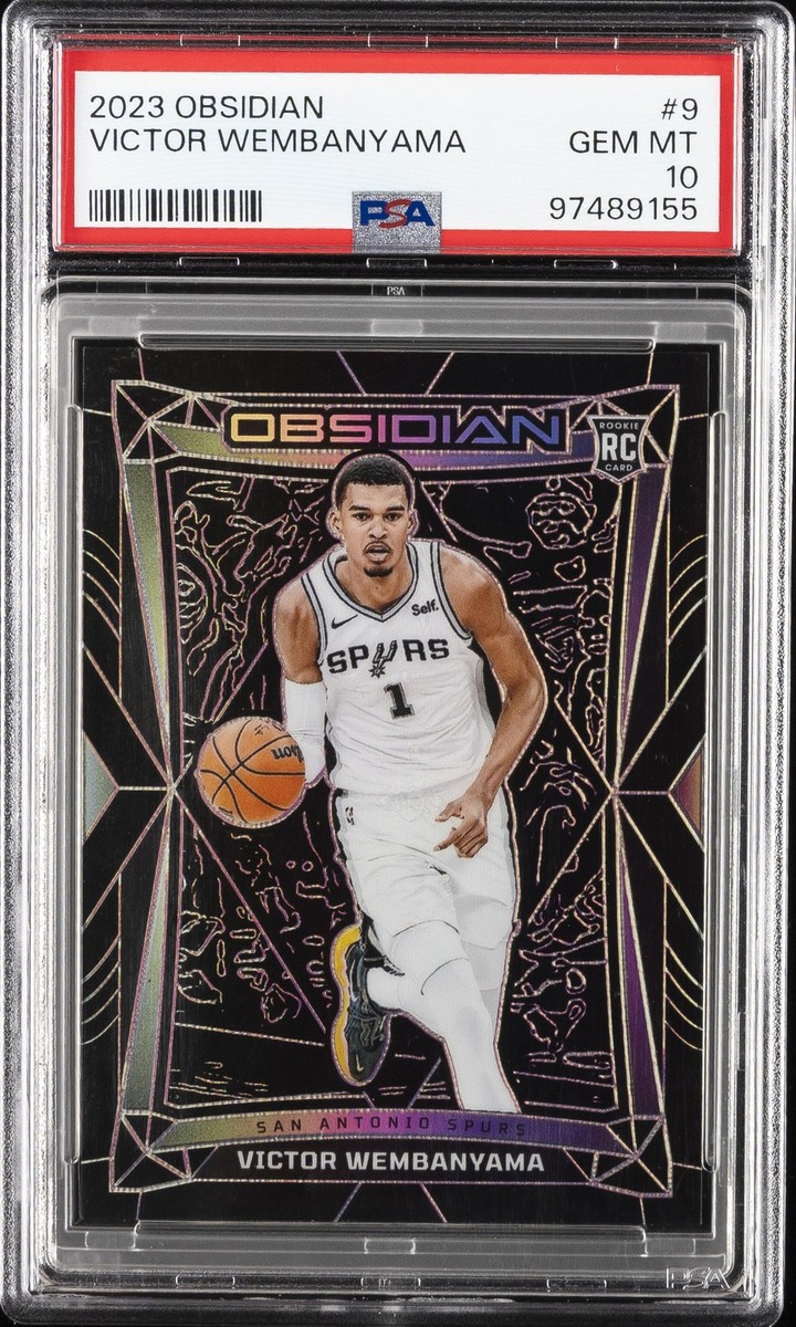 シングルカード PSA 9 2023 Obsidian Victor Wembanyama 2023 PANINI OBSIDIAN #9 VICTOR WEMBANYAMA PSA 10 | eBay