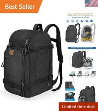 Ski Boot Bag Backpack - 50L Snowboard Boot Bag for Air Travel for Snow Boots,...