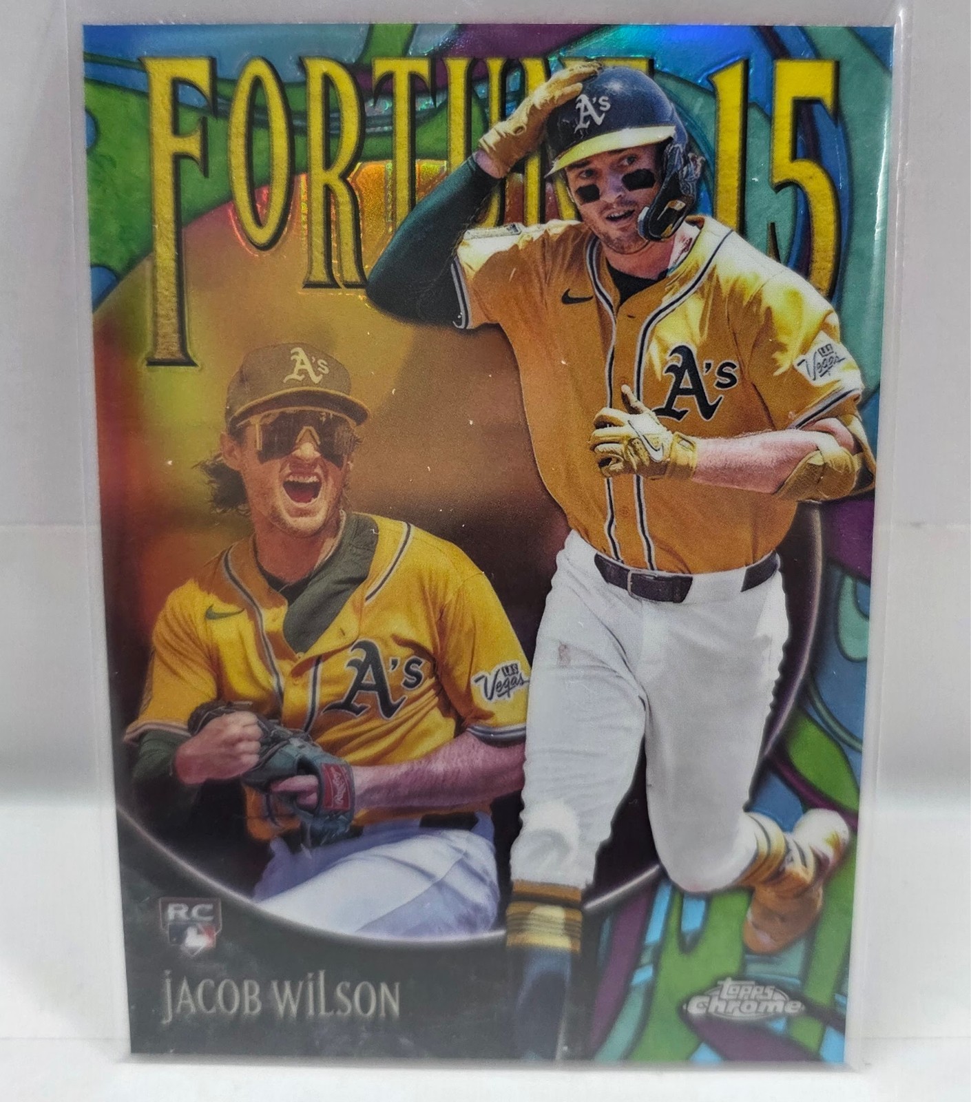 2025 Topps Chrome Update Series "Fortune 15" Jacob Wilson #F15-18 (RC)