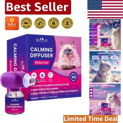 Feline Calm Calming Diffuser for Cats   Drug-Free Anxiety Relief Solution