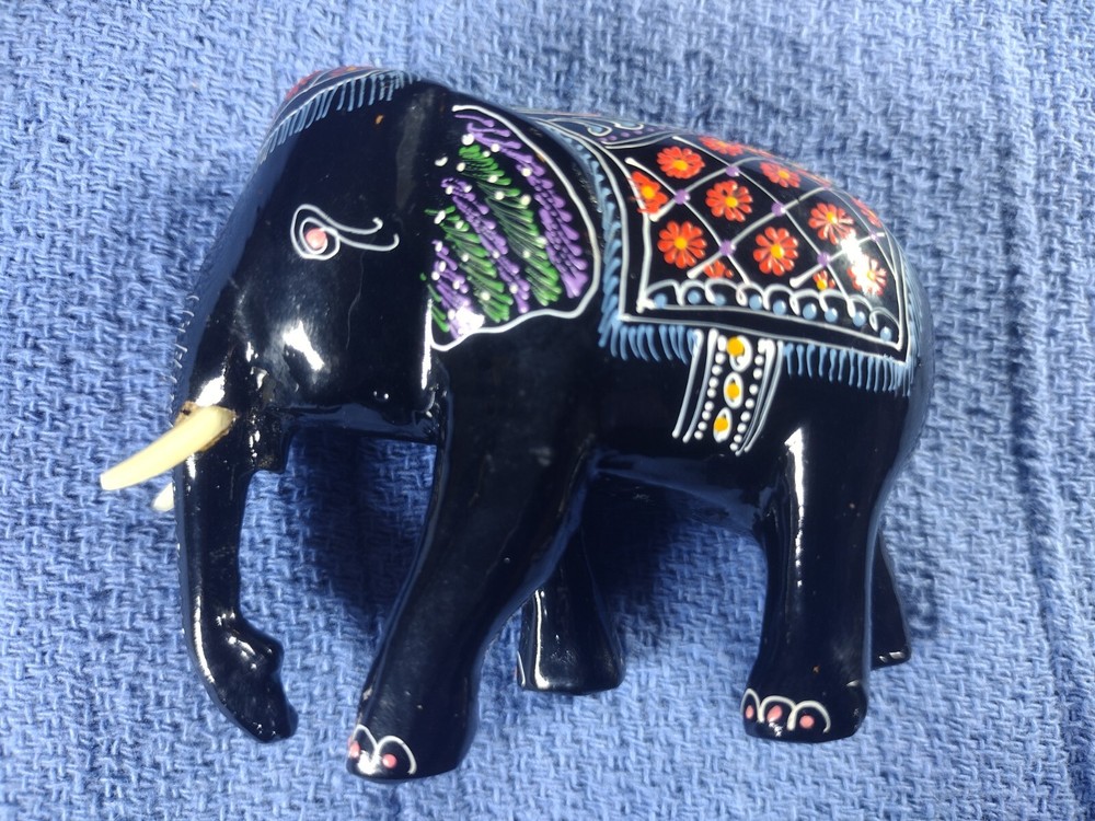 Lacquered Wood Figurine, 