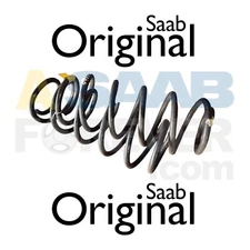 SAAB 900 1994-98 FRONT SUSPENSION COIL SPRING SET NEW GENUINE OEM NLA 4483186