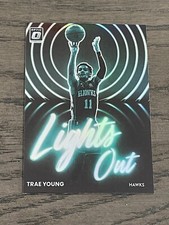 2022-23 Donruss Optic Lights Out Holo Trae Young #8 Atlanta Hawks