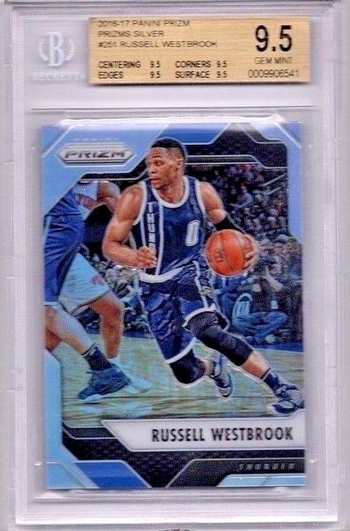 Russell Westbrook 2016 Panini PRIZM SILVER Refractor BGS 9.5 💎