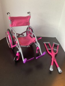 my life doll wheelchair and crutches