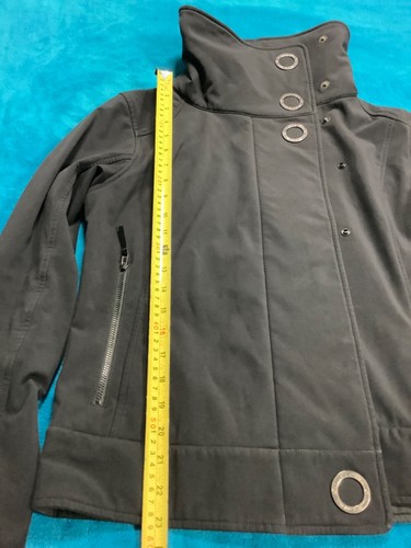 Lululemon asymmetrische Jacke mit Reißverschluss und Druckknöpfen 8 - Bild 11 von 15