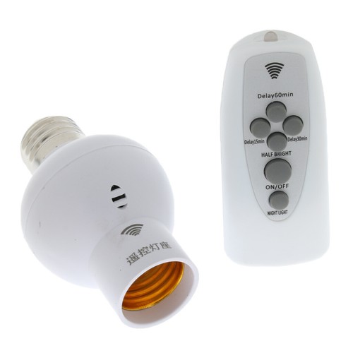 E27 Remote Control Ligth Bulb Socket Lamp Holder Fitting 40W 85-265V 3A - Picture 4 of 9