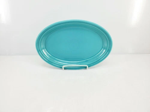 OVAL PLATTER small PLATE turquoise blue NEW FIESTA 9 5/8"