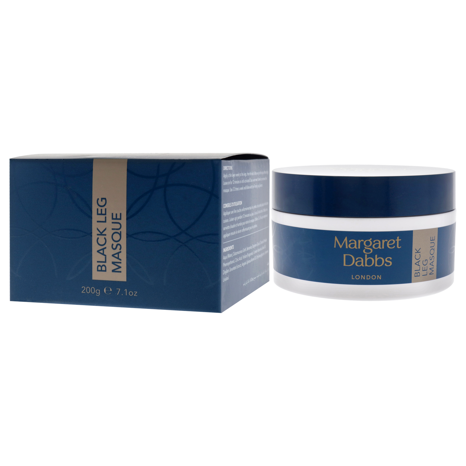 Black Leg Masque by Margaret Dabbs for Unisex - 7.1 oz Mask