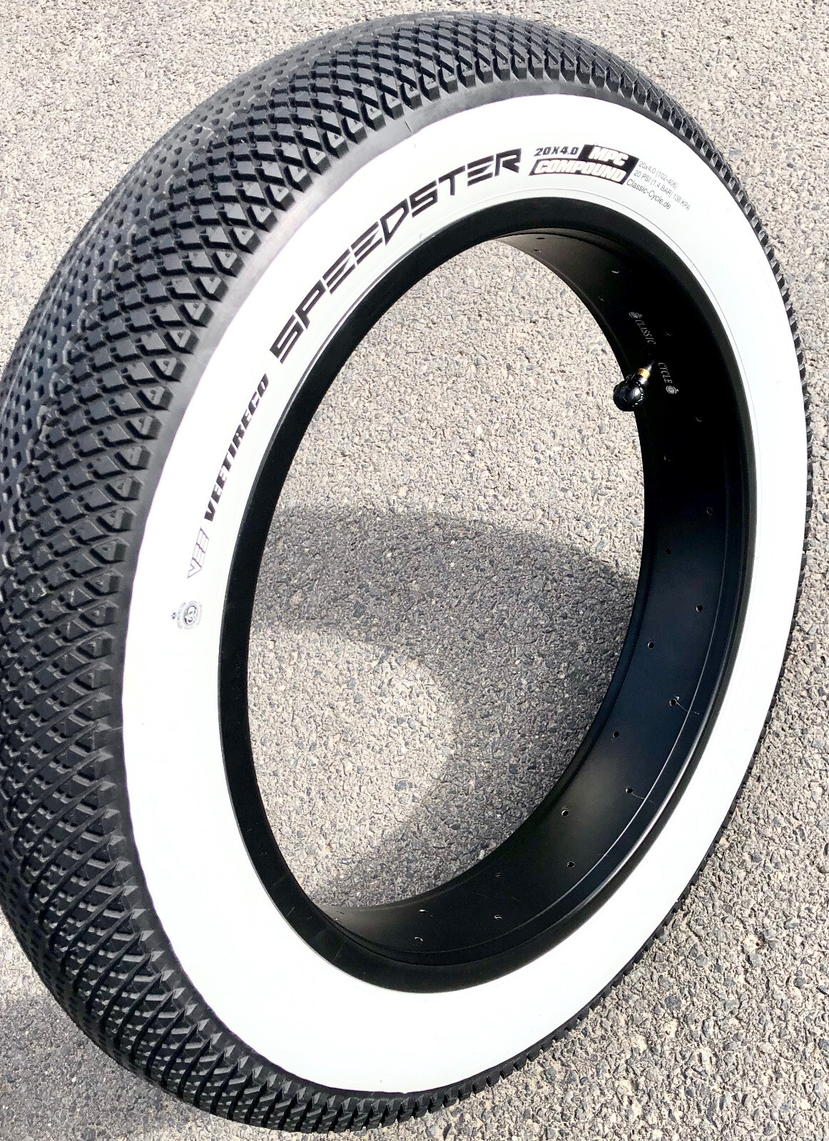 Pneu fatbike 20 pouces E-Speedster pour vélotaf et balade urbaine