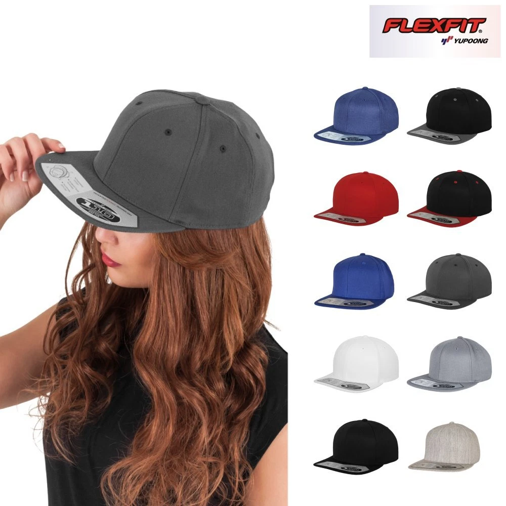 Flexfit by Yupoong Adjustable Fitted Snapback (110) - Stylish One Size Hat  | eBay