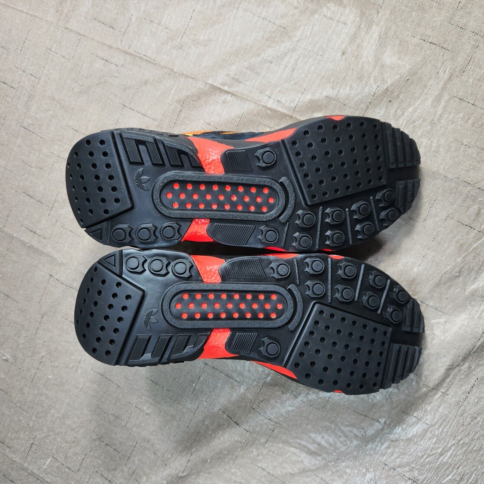 Adidas ZX Boost 22 Men Casual Lifestyle Shoe Black Orange Sneaker Trainer  sz 11