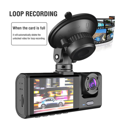 1080P Car Auto KFZ DVR Kamera Video Recorder Dash Cam G-Sensor Camera Dual Lens