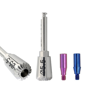 Implant Bone Profiler 5.5 & Guide Screws Mini Regular Hiossen Osstem Surgical